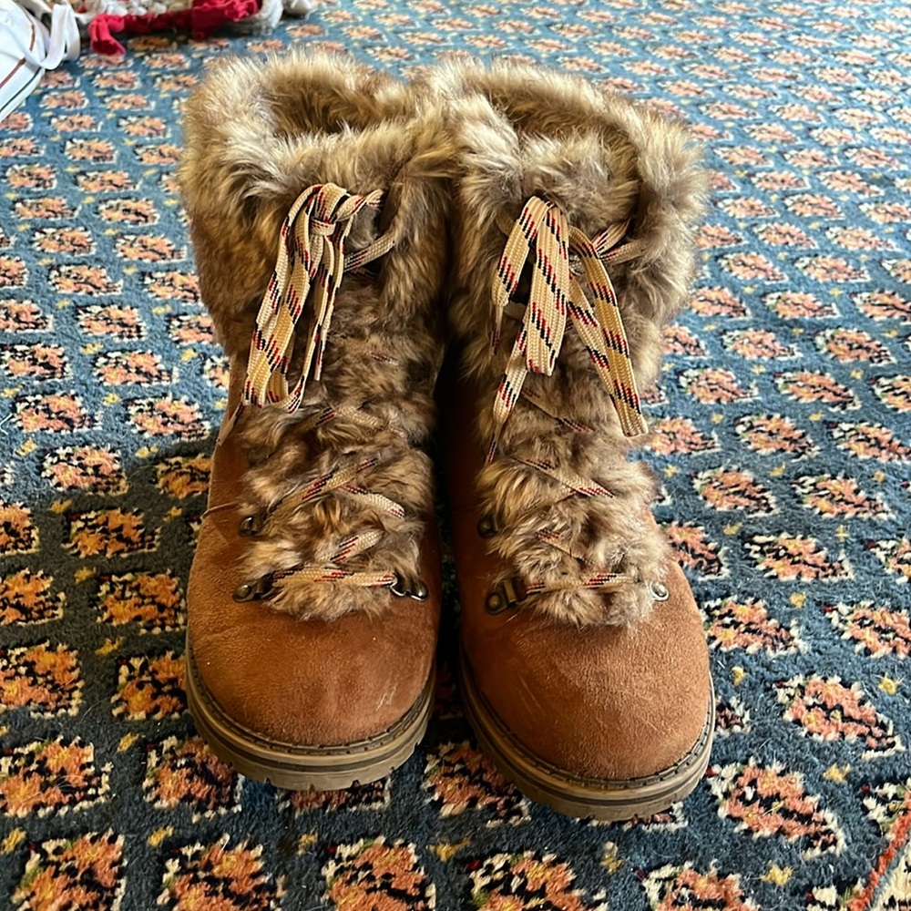 Fuzzy boots